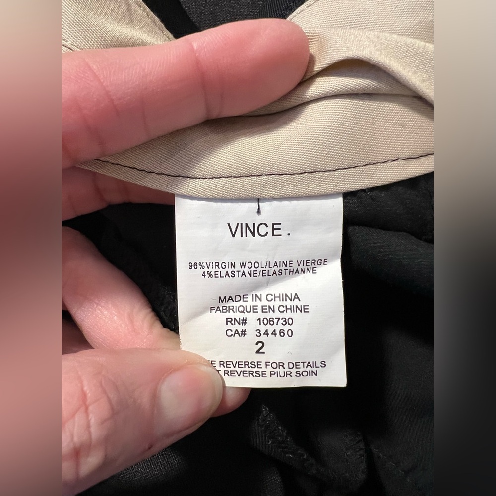 Vince Charcoal Gray Trousers - Picture 3 of 3